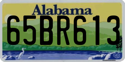 AL license plate 65BR613