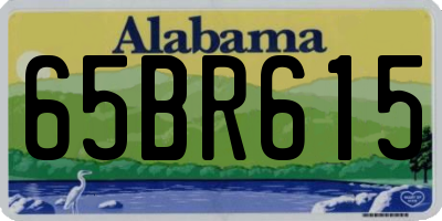 AL license plate 65BR615