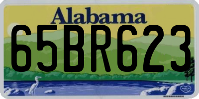 AL license plate 65BR623