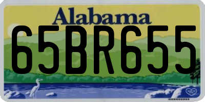 AL license plate 65BR655