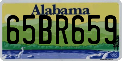 AL license plate 65BR659