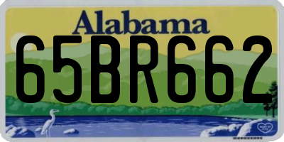AL license plate 65BR662