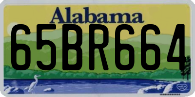 AL license plate 65BR664