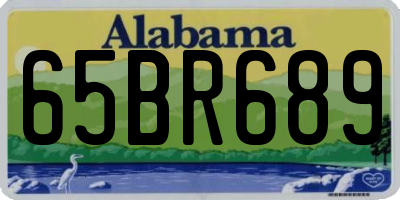 AL license plate 65BR689