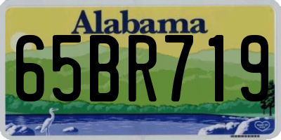 AL license plate 65BR719