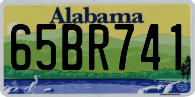 AL license plate 65BR741