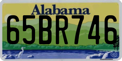 AL license plate 65BR746