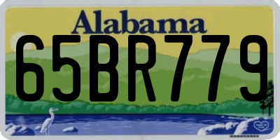 AL license plate 65BR779
