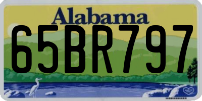 AL license plate 65BR797