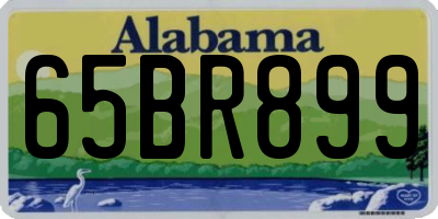 AL license plate 65BR899