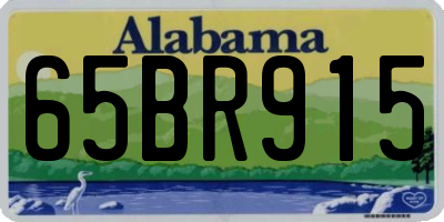 AL license plate 65BR915