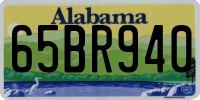 AL license plate 65BR940