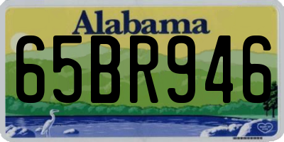 AL license plate 65BR946