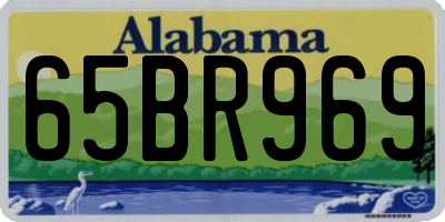 AL license plate 65BR969