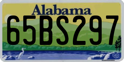 AL license plate 65BS297