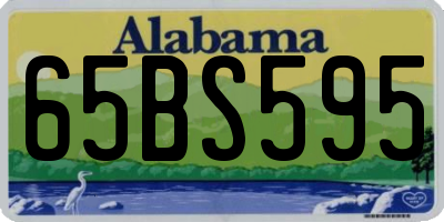 AL license plate 65BS595