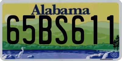 AL license plate 65BS611