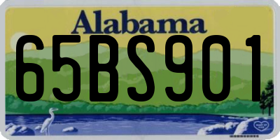 AL license plate 65BS901