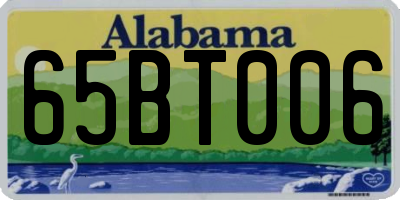 AL license plate 65BT006