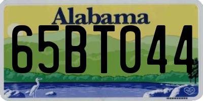 AL license plate 65BT044