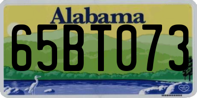 AL license plate 65BT073