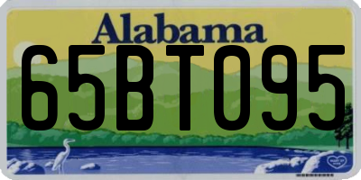 AL license plate 65BT095