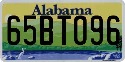 AL license plate 65BT096
