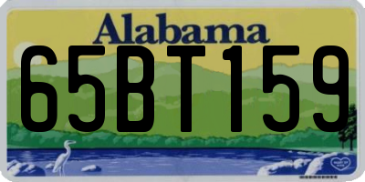 AL license plate 65BT159