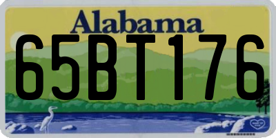 AL license plate 65BT176