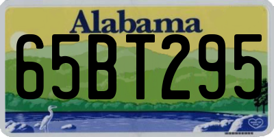 AL license plate 65BT295