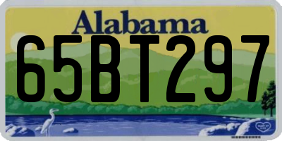 AL license plate 65BT297