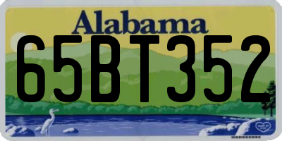 AL license plate 65BT352