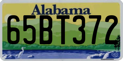 AL license plate 65BT372