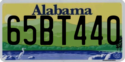 AL license plate 65BT440