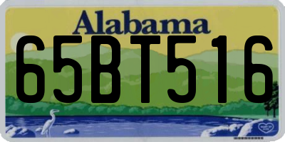 AL license plate 65BT516