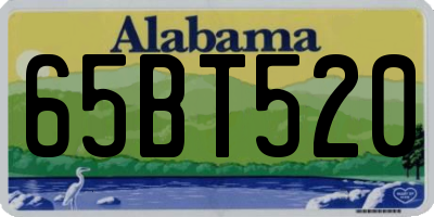 AL license plate 65BT520