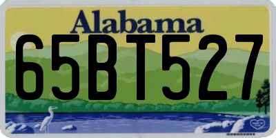 AL license plate 65BT527