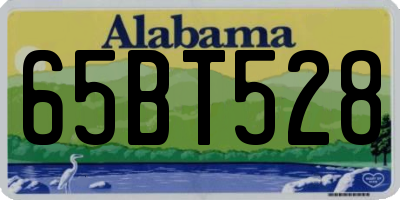 AL license plate 65BT528