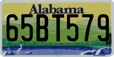 AL license plate 65BT579