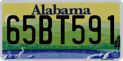AL license plate 65BT591