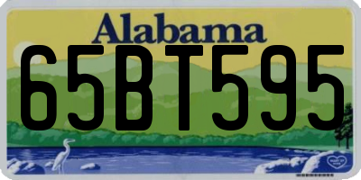 AL license plate 65BT595
