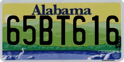 AL license plate 65BT616