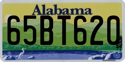 AL license plate 65BT620