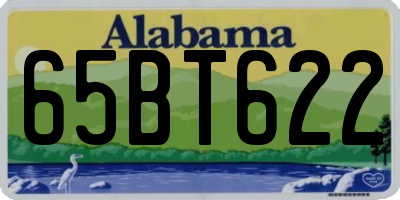 AL license plate 65BT622