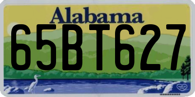 AL license plate 65BT627