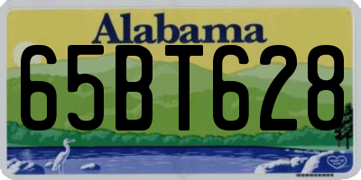 AL license plate 65BT628