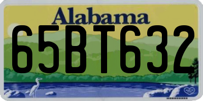 AL license plate 65BT632