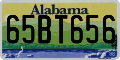 AL license plate 65BT656