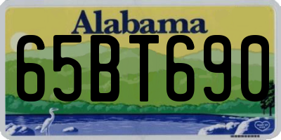 AL license plate 65BT690