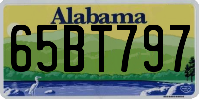 AL license plate 65BT797